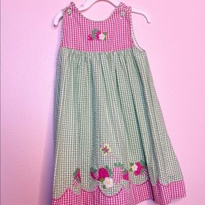 Pink & Green Strawberry Dress